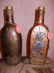 Decorative bottles "Antique." 