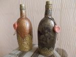 Decorative bottles "Antique." 